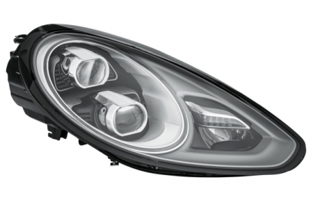 Piese Auto - Far dreapta LED, electric, cu motoras,interior crom PORSCHE PANAMERA 970 intre 2013-2016