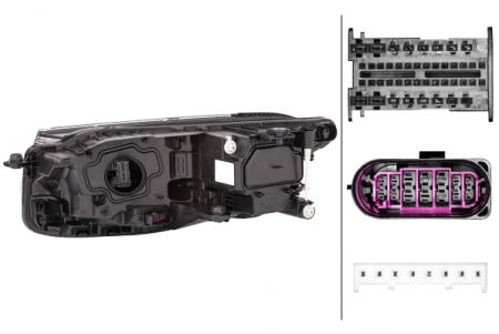 Far Dreapta (LED, electric, LED; nici un controler) potrivit VW TOUAREG potrivit VW 03.18- [1]
