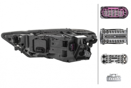 Far Dreapta (LED, fara controler LED) potrivit AUDI A8 D5 potrivit MERCEDES 11.17- [1]