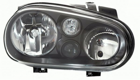 Piese Auto - Far Dreapta/Stanga (H1/H3/H7, electric, fara motoras, culoare interior: negru) potrivit VW GOLF IV 08.97-06.06