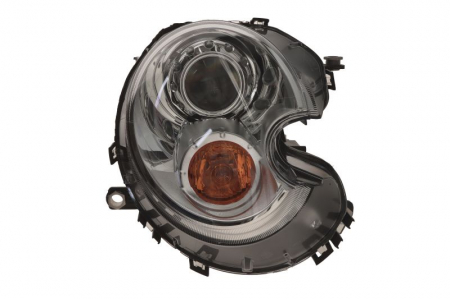 Piese Auto - Far Dreapta (xenon, D1S, automat, cu motor, culoare insert: cromat, culoare semnalizator: galben) potrivit MINI (R56), (R57), (R58), (R59), CLUBMAN (R55), CLUBVAN (R55)