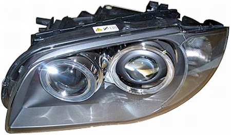 Piese Auto - Far fata Dreapta (bi-xenon, D1S/H8/PY24W, electric, cu motor, bec) potrivit BMW 1 (E81), 1 (E82), 1 (E87), 1 (E88) 03.07-03.09