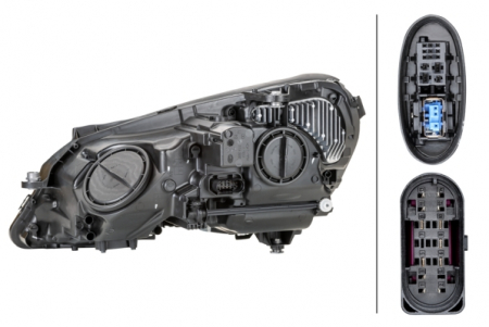 Far fata Dreapta (bi-xenon/halogen/LED, D1S/H7/LED, electric, cu motor, bec) potrivit MERCEDES E (A207), E (C207), E T-MODEL (S212), E (W212) [1]