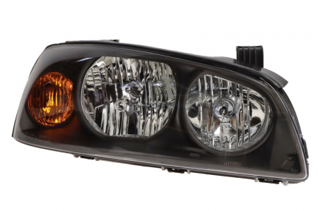 Piese Auto - Far fata Dreapta (H1/H7, electric, fara motoras, culoare insertie: negru) potrivit HYUNDAI ELANTRA III 01.04-12.06