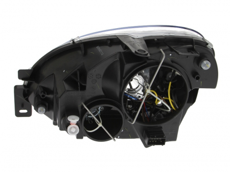 Far fata Dreapta (H1/H7/PY21W/W5W, electric, cu motor, culoare insertie: cromat/negru, culoare semnalizator: transparent) potrivit CITROEN XSARA, XSARA/HATCHBACK 01.00-12.05 [1]
