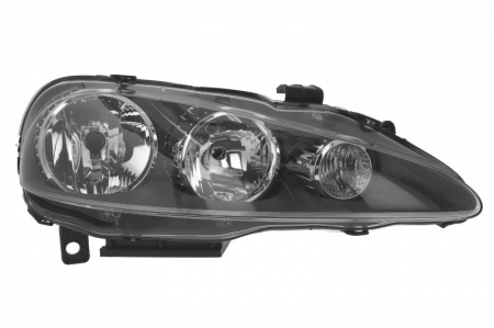 Piese Auto - Far fata Dreapta (H1/H7/PY21W/W5W, electric, cu motor, culoare insertie: negru, culoare semnalizator: alb) potrivit ALFA ROMEO 147 01.04-