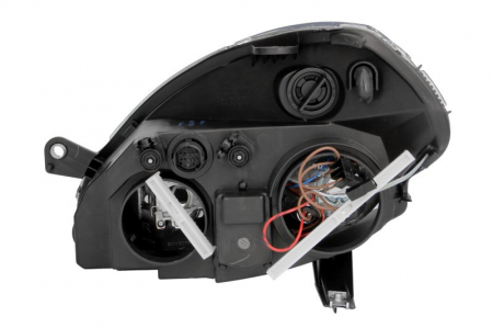 Far fata Dreapta (H3/H7, electric, cu motor, culoare insertie: cromat) potrivit LANCIA YPSILON [1]