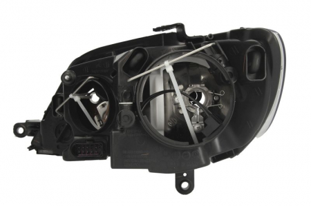 Far fata Dreapta (H7/H7, electric, cu motor, culoare insertie: gri, culoare semnalizator: galben) potrivit VW GOLF PLUS V [1]