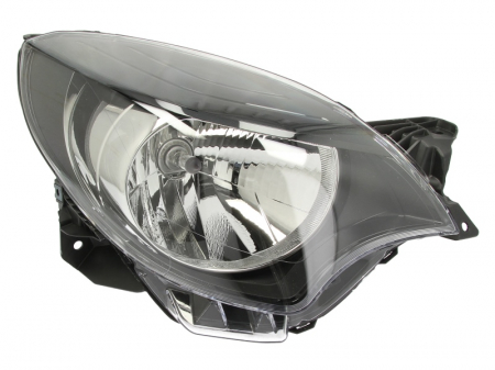 Piese Auto - Far fata Dreapta (halogen, H4, electric, fara motoras) potrivit RENAULT TWINGO II -10.14