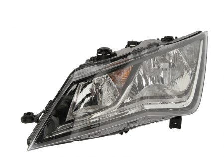 Piese Auto - Far fata Dreapta (halogen, H7, electric, fara motoras, culoare semnalizator: transparent) potrivit SEAT LEON, LEON SC, LEON ST, LEON ST/KOMBI