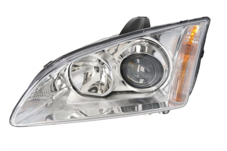 Faruri - Far fata Stanga (H1/H7, electric, cu motor, culoare insertie: negru) potrivit FORD FOCUS II; FORD USA FOCUS -02.08
