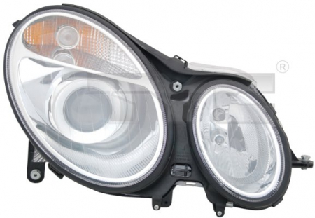 Piese Auto - Far fata Stanga (H7/H7, electric, cu motor, culoare insertie: argintiu) potrivit MERCEDES E T-MODEL (S211), E (VF211), E (W211) 03.02-07.09