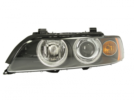 Piese Auto - Far fata Stanga (halogen, H21W/H7/H7, electric, cu motor, bec, culoare semnalizator: galben) potrivit BMW 5 (E39) 11.95-05.04