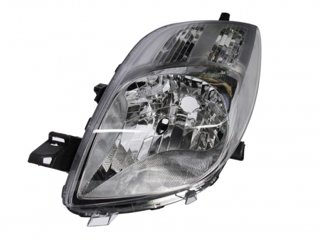 Piese Auto - Far fata Stanga (halogen, H4, electric, cu motor, culoare semnalizator: transparent) potrivit TOYOTA YARIS -03.09