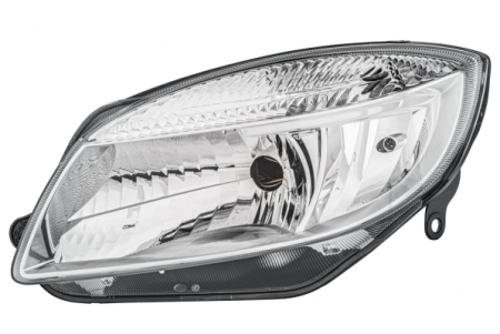 Far fata Stanga (halogen, H4/PY21W/W5W, electric, cu motor) potrivit SKODA FABIA II, ROOMSTER, ROOMSTER PRAKTIK 03.06-12.10 [2]