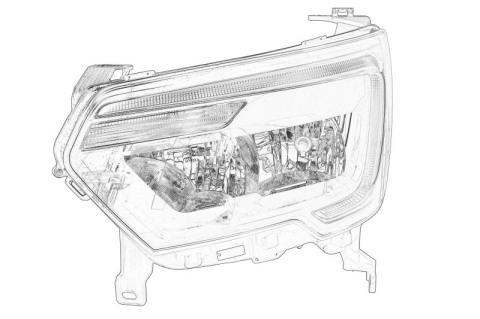 Iluminat auto - Far fata Stanga potrivit RENAULT MASTER III potrivit RENAULT