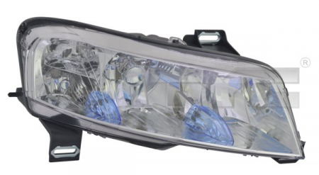 Piese Auto - Far dreapta (H1/H7, reglaj electric, fundal cromat) FIAT STILO 2001-2004