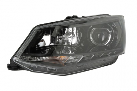 Piese Auto - Far stanga 2*H7, electric, cu motoras, cu LED DRL SKODA FABIA 2 intre 2014-2018