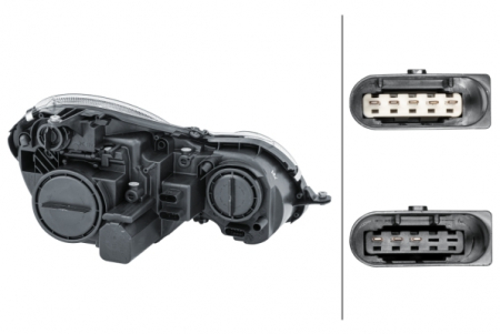 Far stanga 2*H7, electric, cu motoras MERCEDES Clasa E W211 intre 2006-2009 [1]