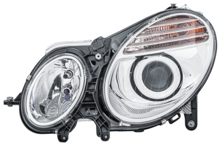 Piese Auto - Far stanga 2*H7, electric, cu motoras MERCEDES Clasa E W211 intre 2006-2009