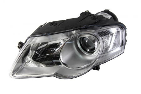 Piese Auto - Far stanga 2*H7, electric, cu motoras VW PASSAT B6 intre 2005-2010