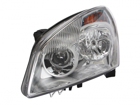 Iluminat auto - Far stanga (2*H7, reglaj electric, cu motoras, fundal cromat) NISSAN QASHQAI 2007-2010
