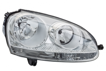 Piese Auto - Far stanga (2*H7, reglaj electric, cu motoras) VW GOLF, JETTA 2003-2010