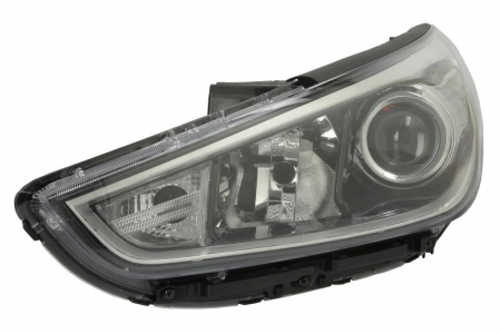 Piese Auto - Far Stanga (3*H7/PY21W, electric, cu motor) potrivit HYUNDAI I30