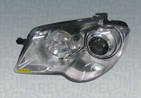 Piese Auto - Far Stanga (bi-xenon, D1S/H8/P21W/W5W, automat, cu motor, culoare insert: cromat) potrivit VW TOURAN