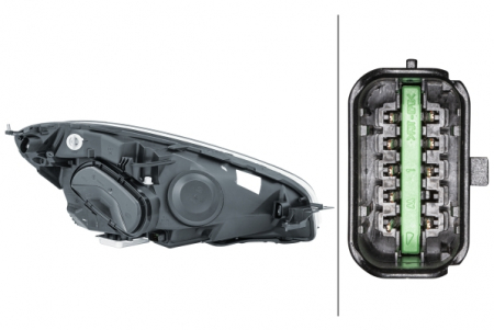 Far stanga D1S/H7, electric, cu motoras, bi-xenon, cu lumini curba CITROEN C4 PICASSO I intre 2010-2013 [1]