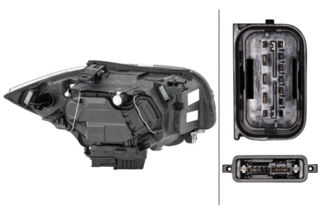 Far Stanga (D1S/H8/PY24W, electric, cu motor, Bi-Xenon) potrivit BMW Seria 1 (E81), 1 (E82), 1 (E87), 1 (E88) 03.07-12.13 [1]