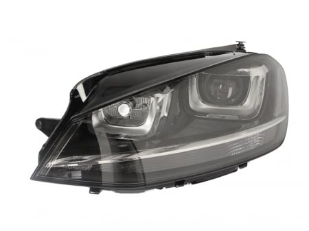 Piese Auto - Far stanga (D3S/H7, reglaj electric, cu motoras, Bi-xenon, cu iluminare in viraje, cu lumini de zi) VW GOLF 2012-2017