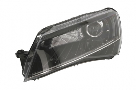 Piese Auto - Far stanga D3S/LED, electric, cu motoras, cu lumini curba SKODA SUPERB 3 III