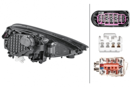 Far stanga D5S/H7/LED, electric, cu motoras, bi-xenon PORSCHE CAYENNE II 92A/958 intre 2014-2017 [1]
