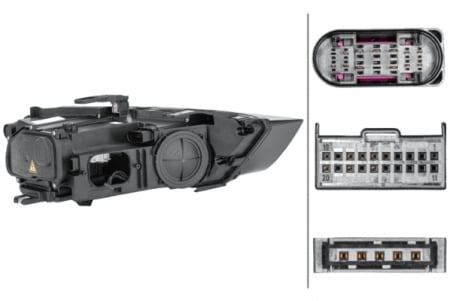 Far stanga D5S/H8/LED, electric, bi-xenon, fara modul LED AUDI Q3 8U intre 2015-2018 [1]