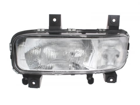 Piese Auto - Far stanga (H1/H4/W5W, electric, insertii crom, Semnalizator transparent) MERCEDES Clasa ATEGO, ATEGO 2 dupa 1998