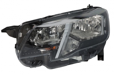 Piese Auto - Far stanga H1/H7, electric, cu bec potrivit PEUGEOT PARTNER III 03.18-