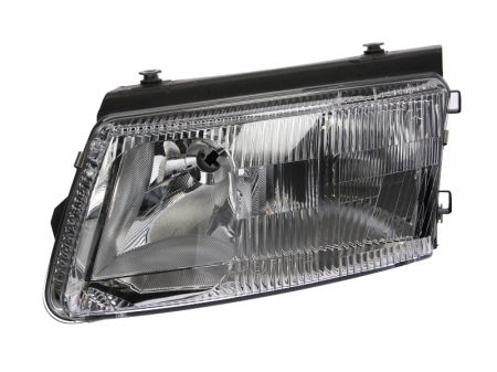 Piese Auto - Far stanga (H1/H7, fundal argintiu) VW PASSAT