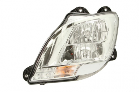 Piese Auto - Far stanga (H1/H7, fundal cromat, fundal transparent) DAF CF, XF dupa 2012