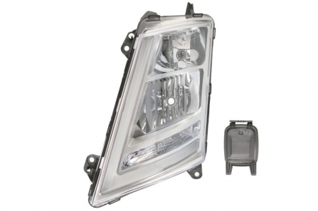 Iluminat auto - Far stanga (H1/H7/LED/PY21W, manual, argintiu) VOLVO FH 16 II, FH II dupa 2012