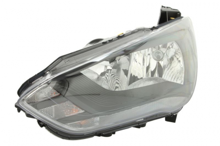 Piese Auto - Far stanga (H1/H7/LED, reglaj electric cu motoras, cu lumini de zi, fundal negru) FORD C-MAX dupa 2018