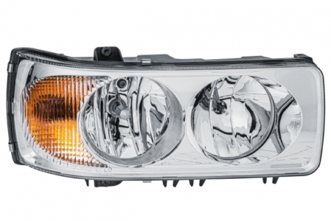 Far stanga (H1/H7/P21W/W5W, reglaj manual, insertii crom, Semnalizator portocaliu) DAF 75 CF, CF 65, CF 75, CF 85, LF 45, LF 55, XF 105, XF 95 dupa 2001 [2]
