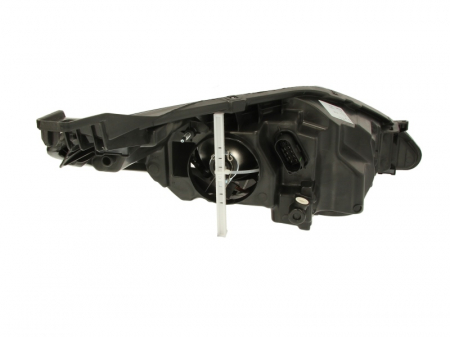 Piese Auto - Far stanga (H1/H7, reglaj electric, cu motoras, fundal cromat) FORD FIESTA VI