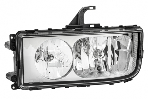 Far stanga (H1/H7/W5W, electric, cu motoras, cu motoras, fundal cromat) MERCEDES Clasa AXOR 2 [2]