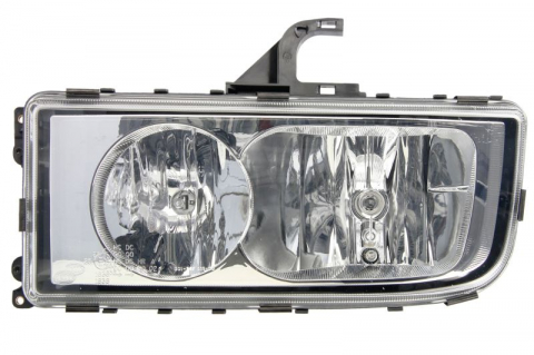Piese Auto - Far stanga (H1/H7/W5W, electric, cu motoras, cu motoras, fundal cromat) MERCEDES Clasa AXOR 2