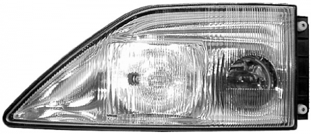 Piese Auto - Far dreapta H1/T4W, fundal argintiu MERCEDES CITARO O 530 dupa 1998