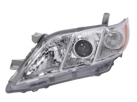 Piese Auto - Far stanga (H11/HB3, electric, fundal argintiu) TOYOTA CAMRY