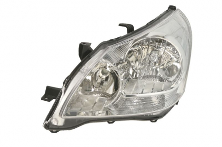 Piese Auto - Far stanga (H11/HB3/PY21W/W5W, electric, cu motoras, fundal cromat, fundal transparent) TOYOTA VERSO 2009-2012