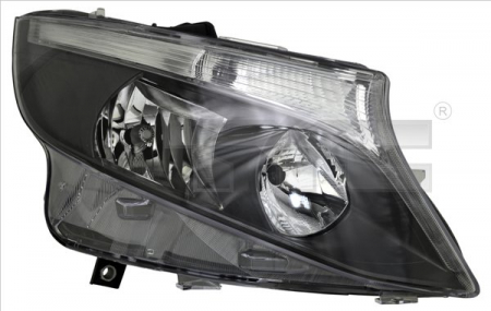 Far Stanga H15/H7, electric, cu motor, interior negru potrivit MERCEDES V W447, VITO W447, VITO MIXTO DOUBLE CABIN, VITO TOURER W447 [2]