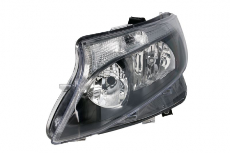 Piese Auto - Far Stanga H15/H7, electric, cu motor, interior negru potrivit MERCEDES V W447, VITO W447, VITO MIXTO DOUBLE CABIN, VITO TOURER W447